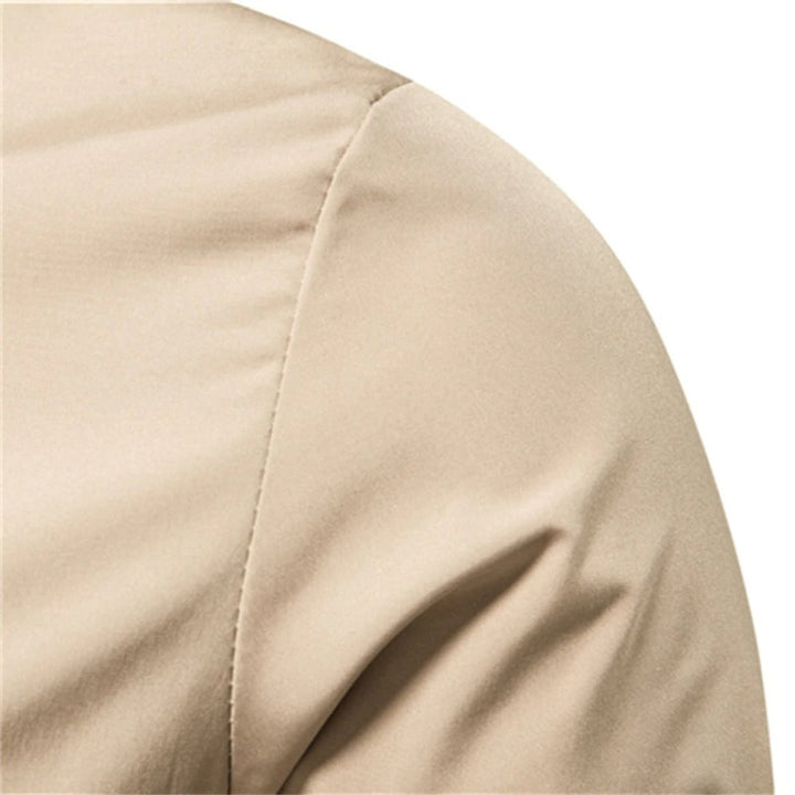 Men's Bomber Jacket Zip-Up Varsity-Stripe Stand-Collar Lightweight