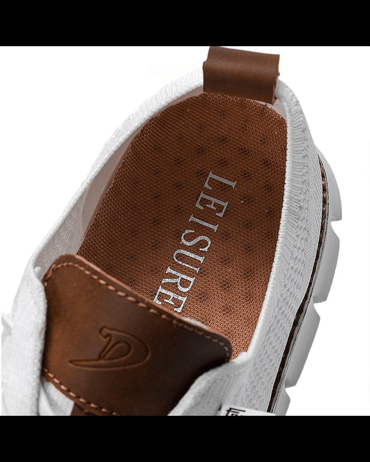 Men's Breathable Knit Lace-Up Casual Everyday Sneakers