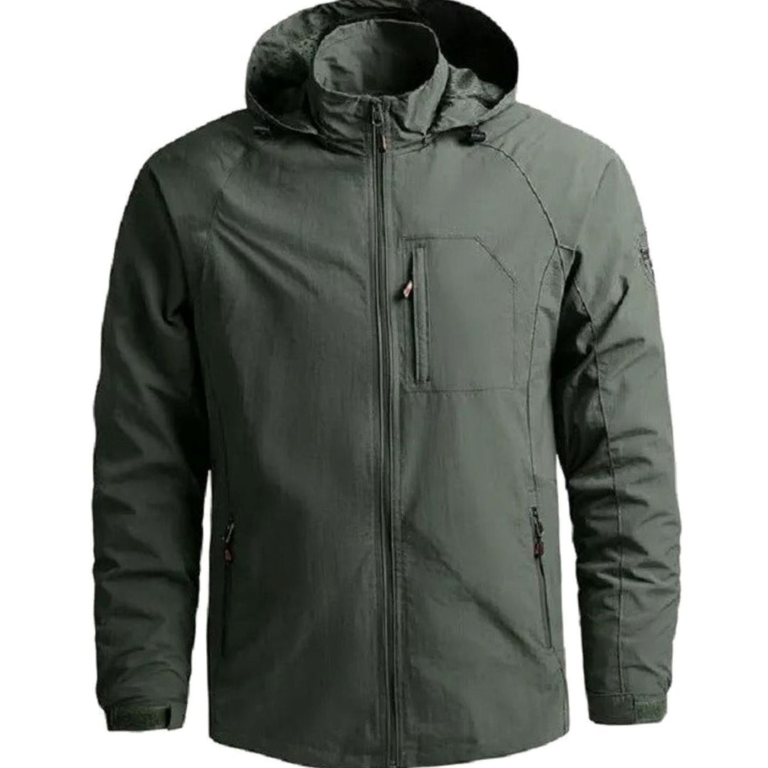 Men's Casual Long Sleeve Zip-Up Street Jacket
