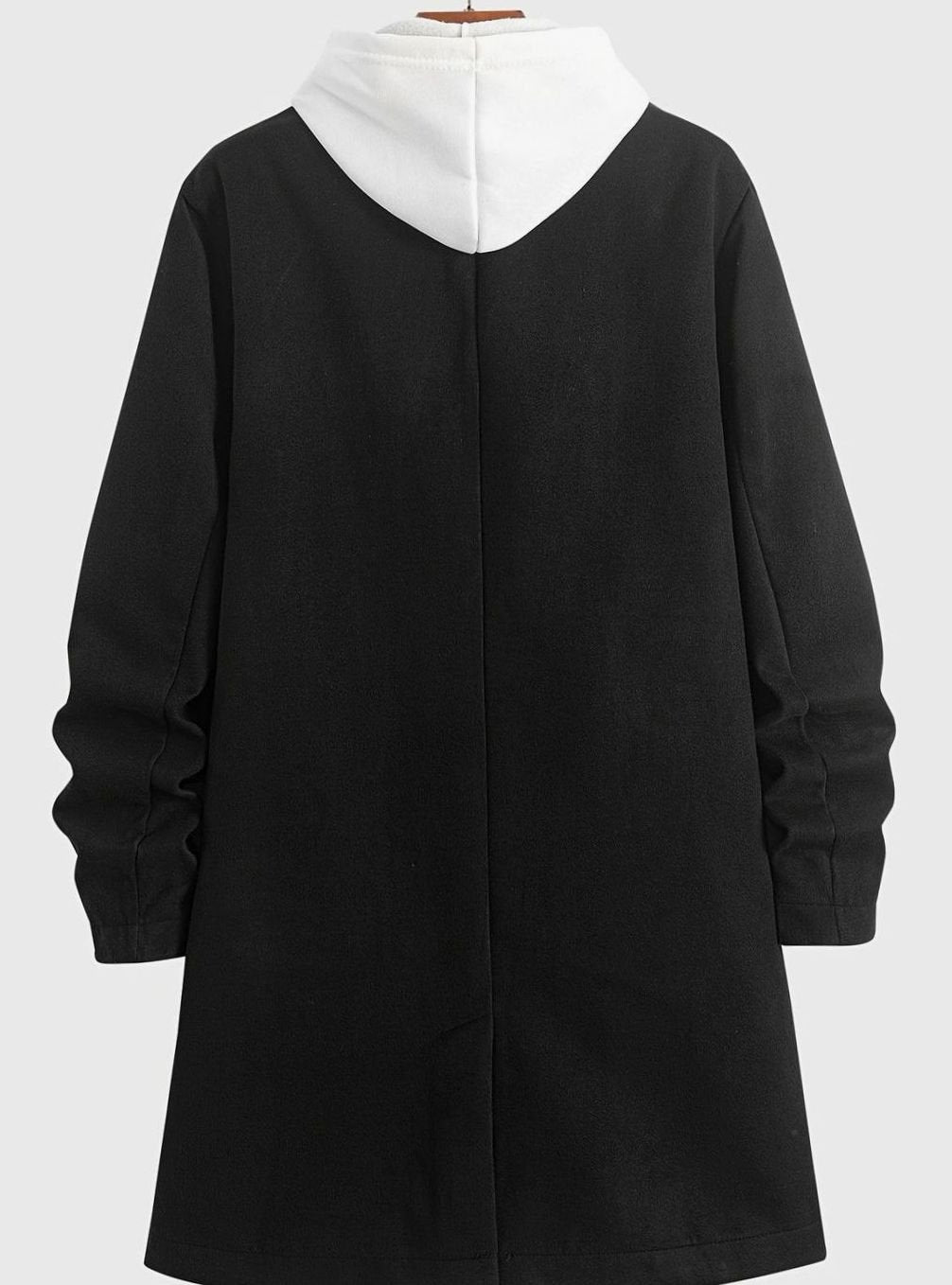 Men's Double-Breasted Tailored Wool Overcoat