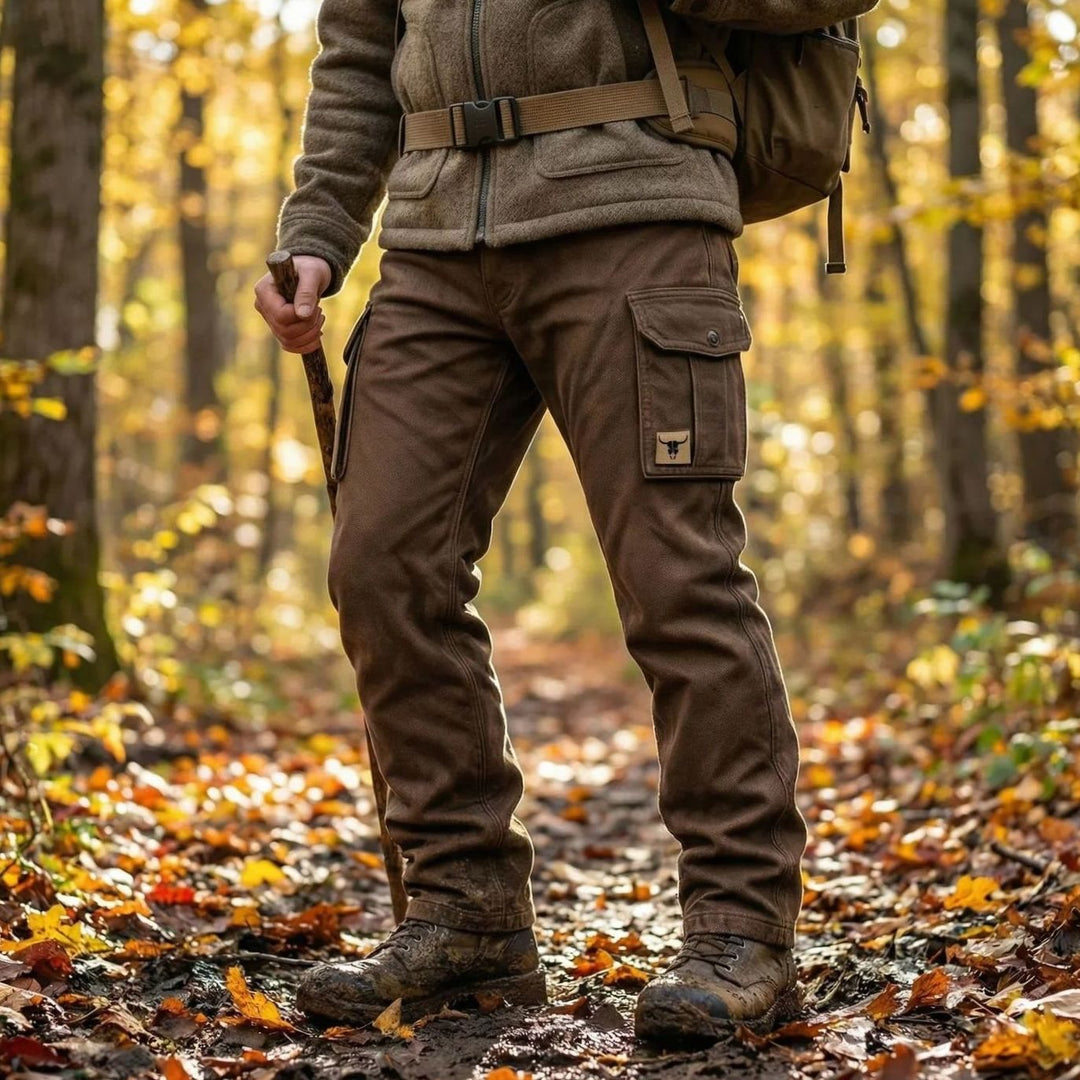 Men's Insulated Utility Cargo Pants Straight Leg