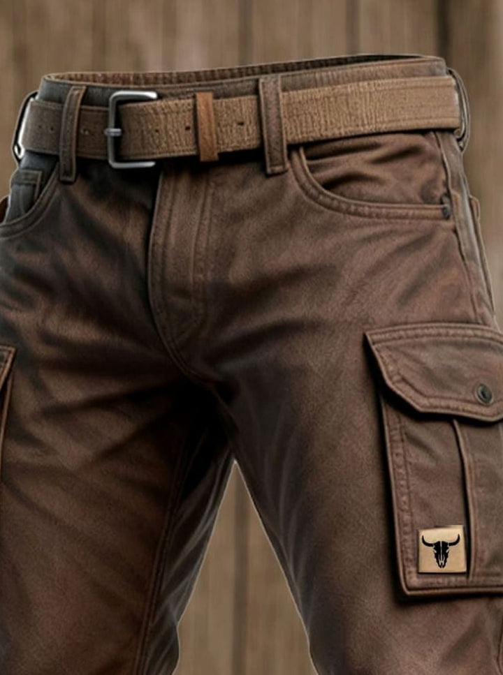 Men's Insulated Utility Cargo Pants Straight Leg