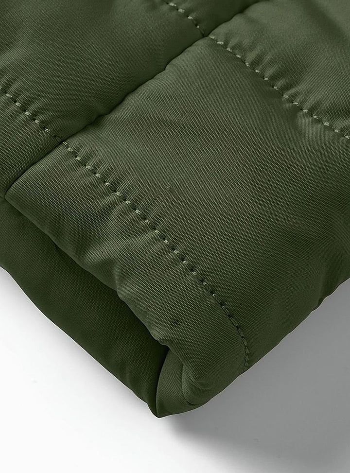 Men's Lightweight Quilted Puffer Zip-Up Jacket