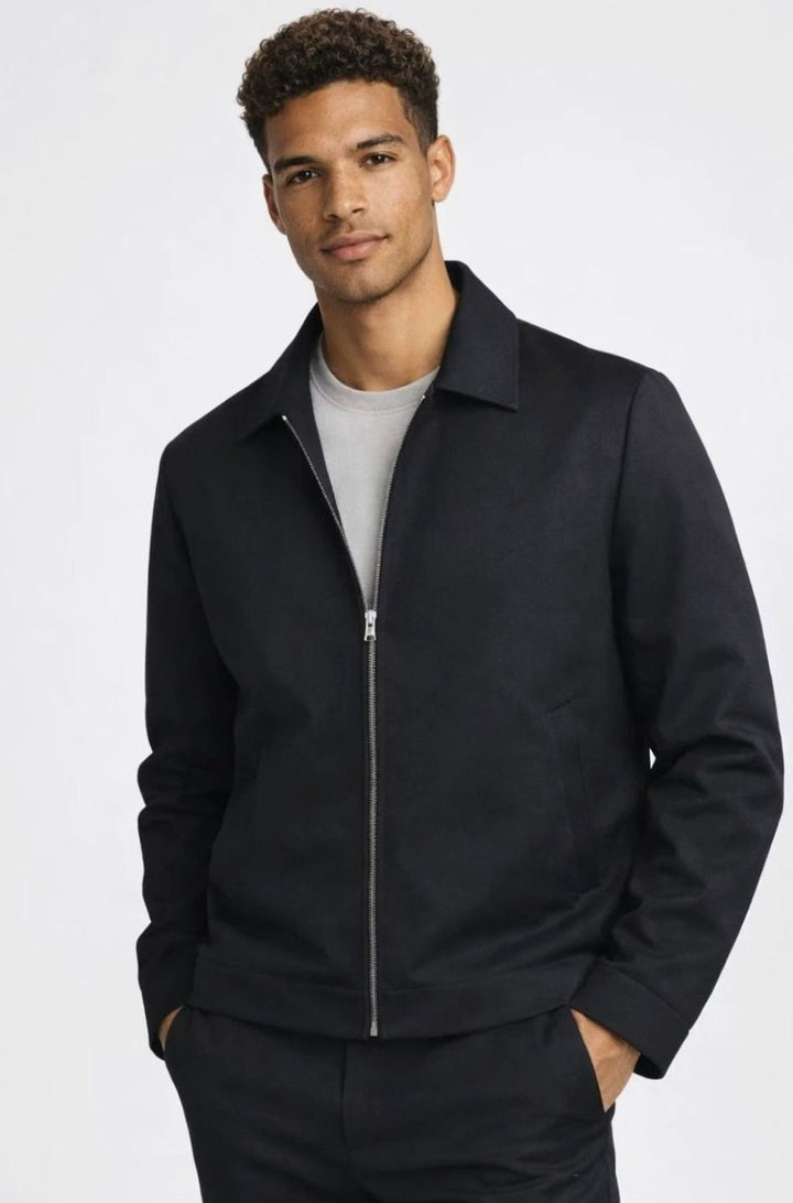 Men's Padded Full-Zip Harrington Jacket