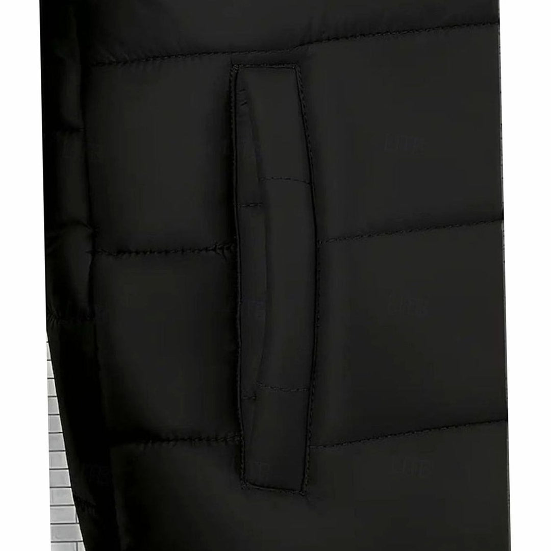 Men's Quilted Hooded Puffer Jacket Regular Fit