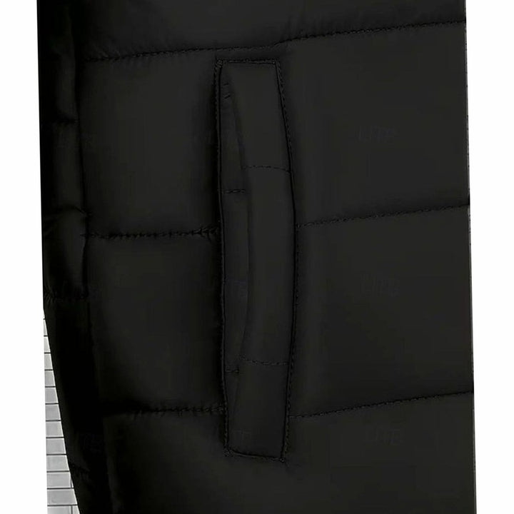 Men's Quilted Hooded Puffer Jacket Regular Fit