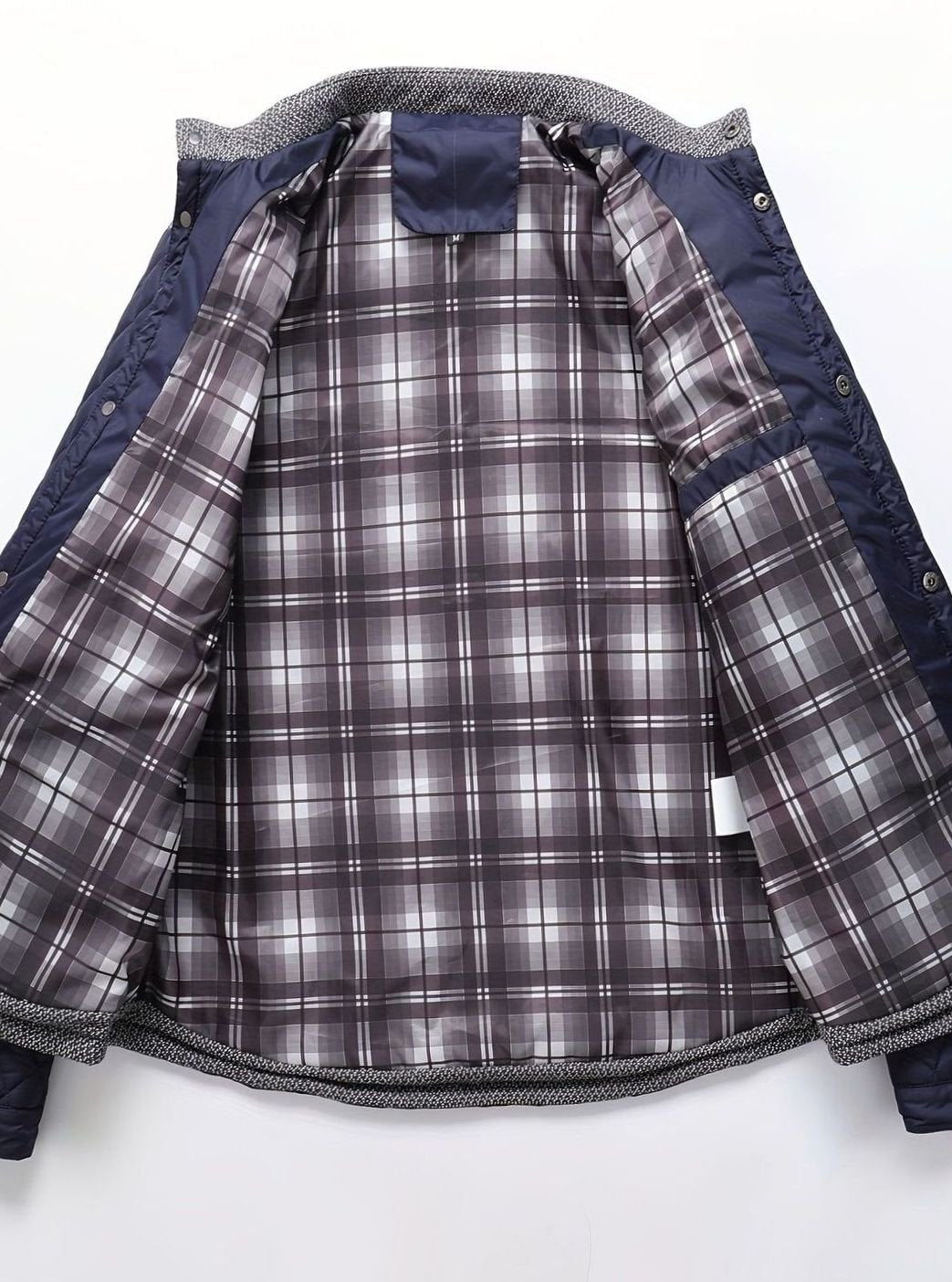 Men's Quilted Stand-Collar Lightweight Zip-Up Jacket