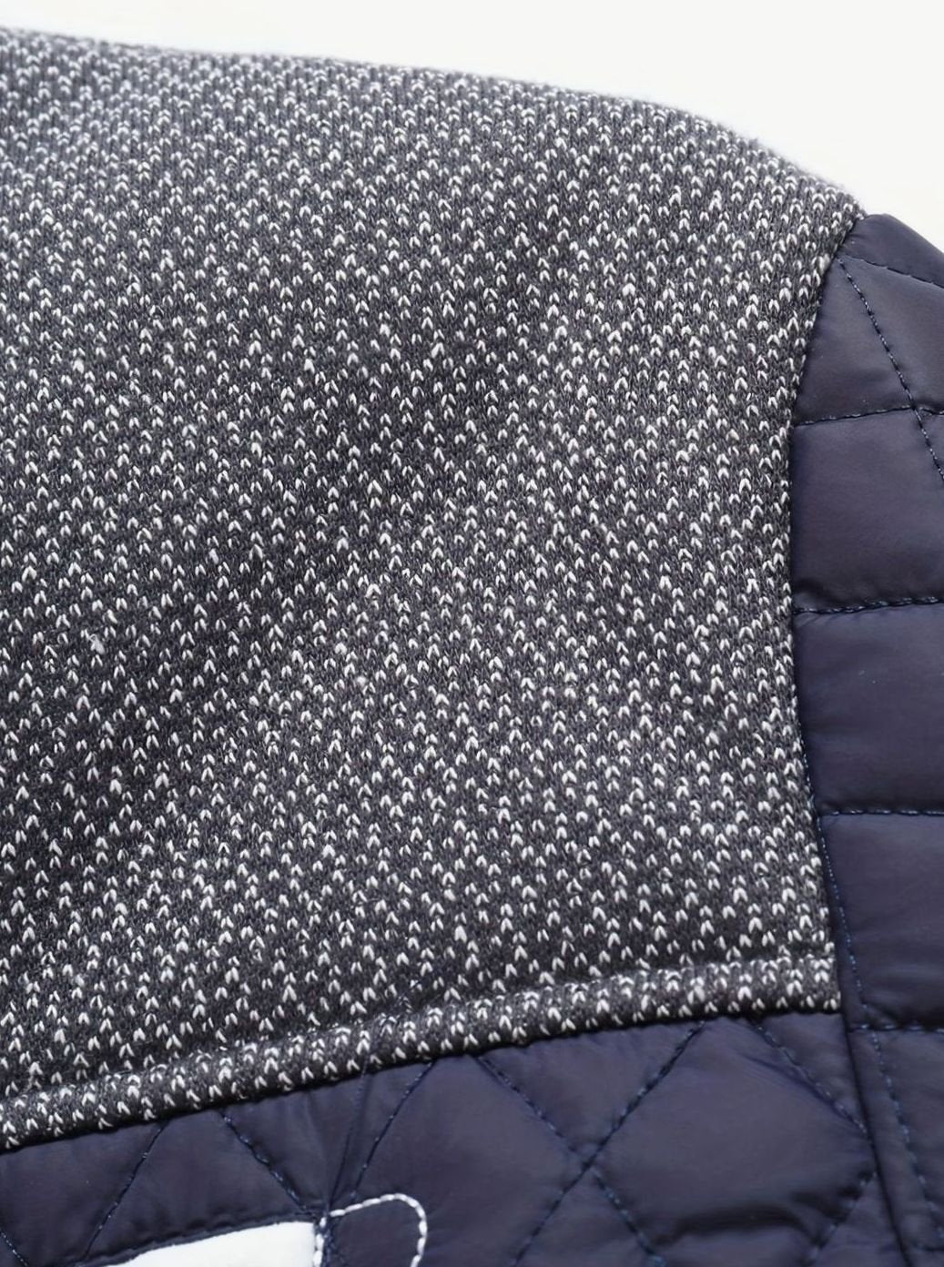 Men's Quilted Stand-Collar Lightweight Zip-Up Jacket