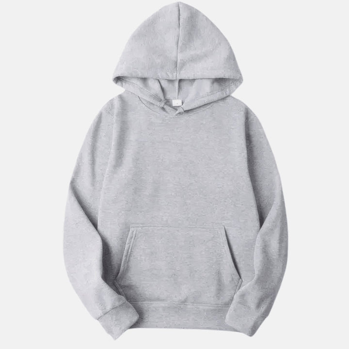 Men's Relaxed-Fit Fleece Long Sleeve Hoodie Sweatshirt - Gray