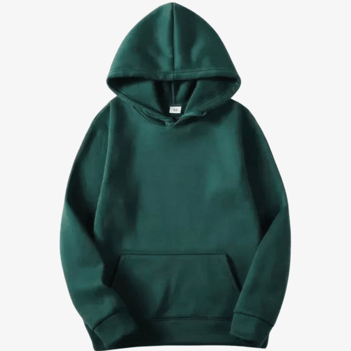 Men's Relaxed-Fit Fleece Long Sleeve Hoodie Sweatshirt - Green