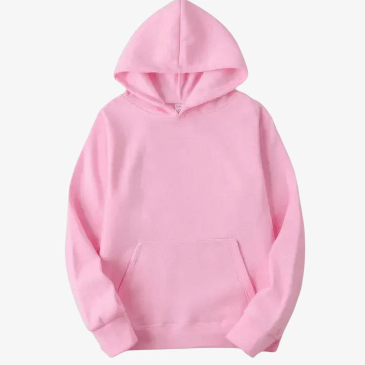 Men's Relaxed-Fit Fleece Long Sleeve Hoodie Sweatshirt - Pink