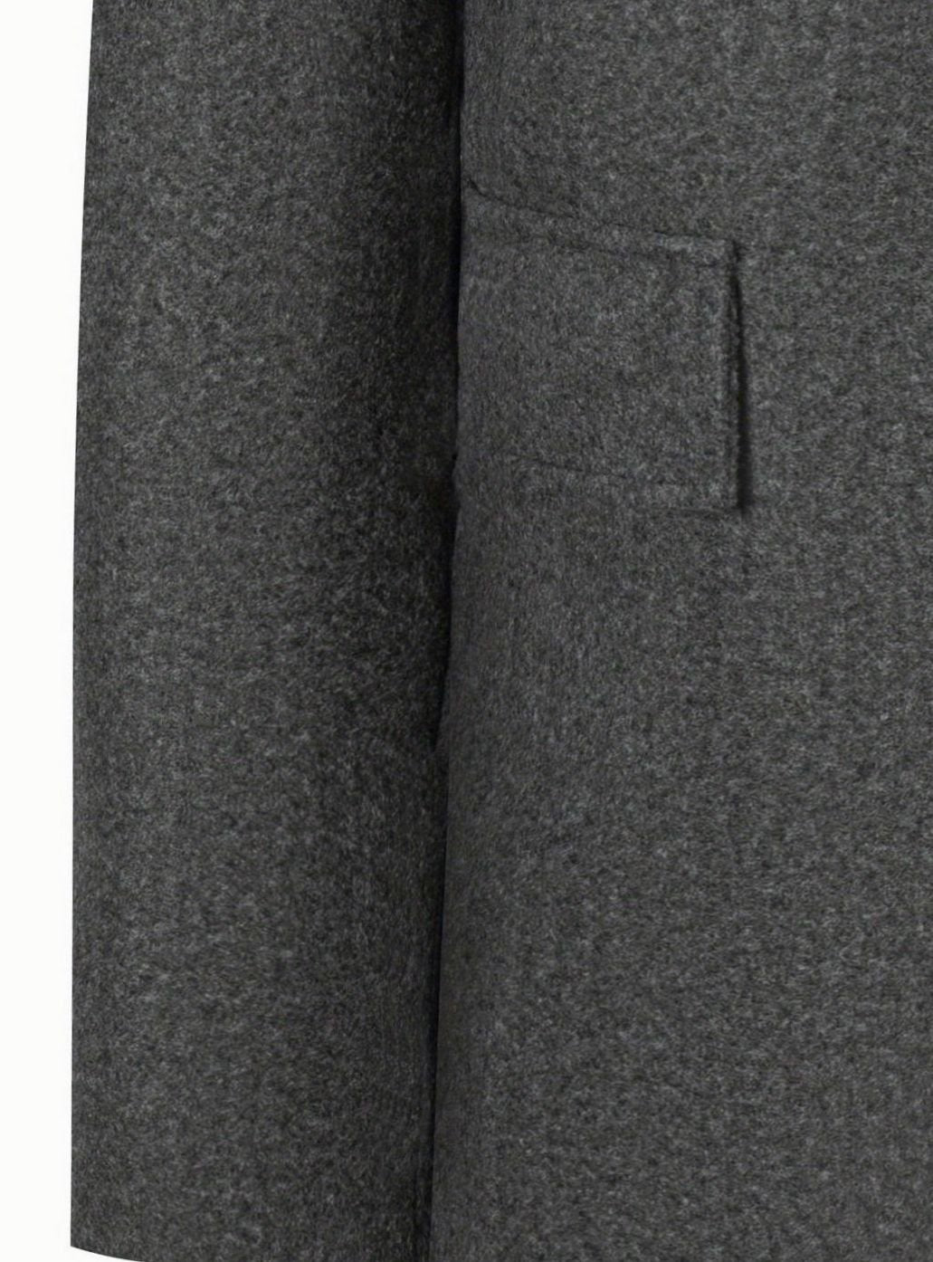 Men's Single-Breasted Wool Overcoat Tailored Turn-Down Collar Coat