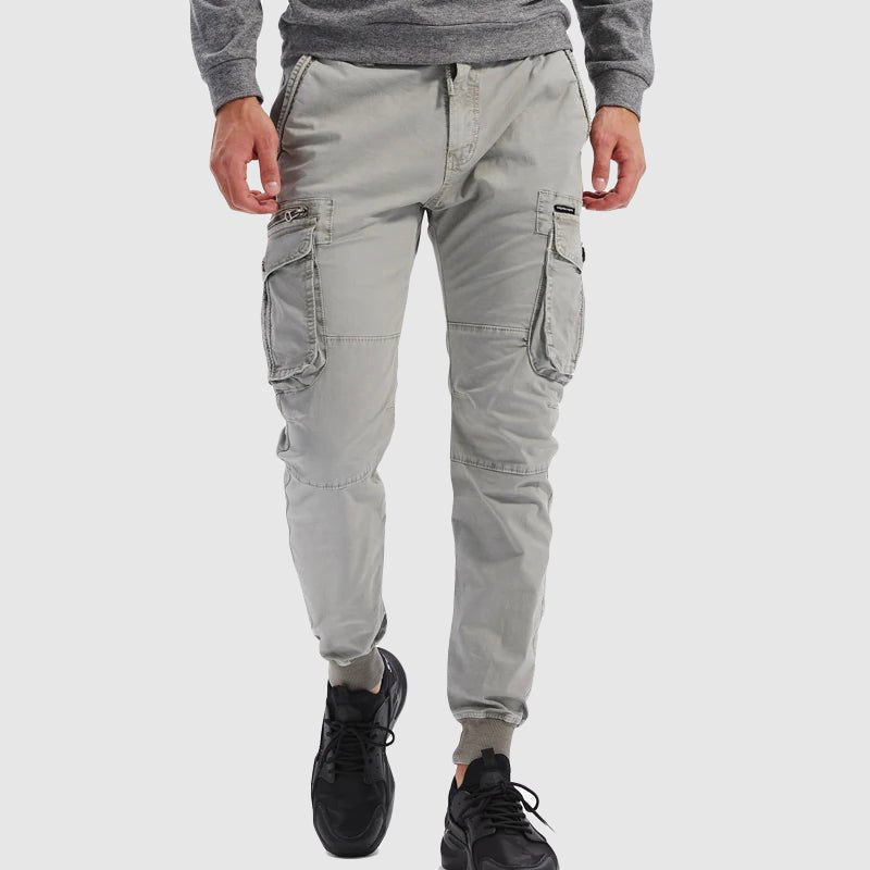 Men's Tactical Cargo Jogger Pants with Multiple Pockets