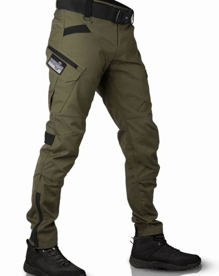 Men's Tactical Multi-Pocket Straight-Leg Cargo Pants - Green
