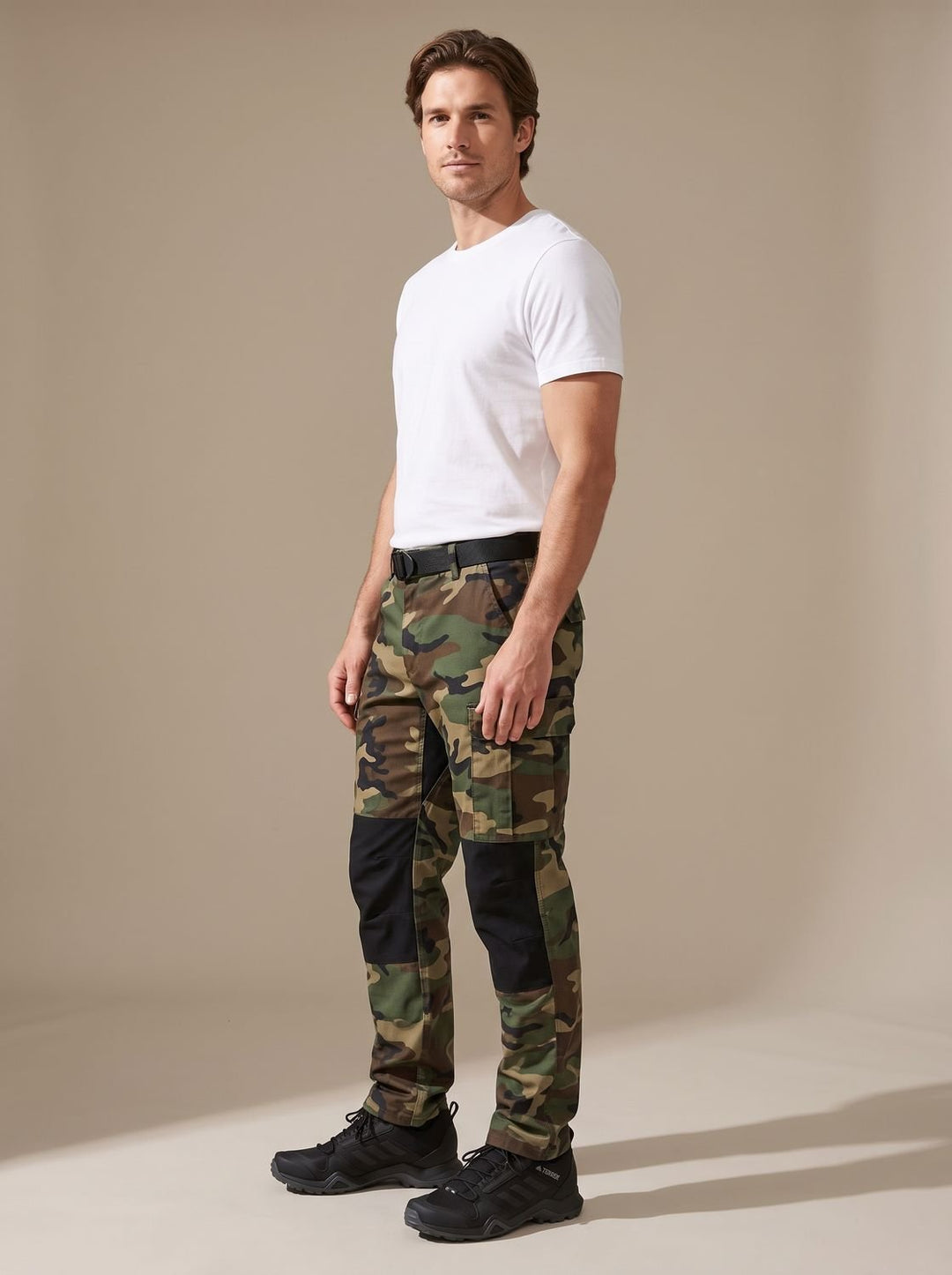 Men's Vulcan Waterproof Tactical Cargo Pants Multi-Pocket - Light Camo