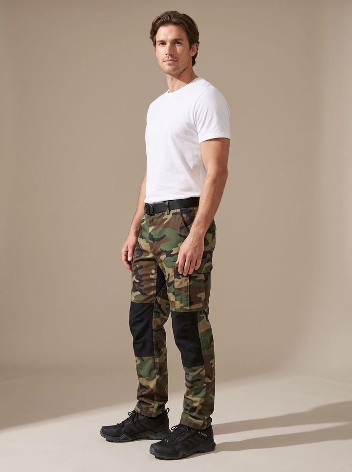 Men's Vulcan Waterproof Tactical Cargo Pants Multi-Pocket - Light Camo