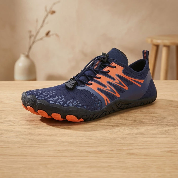 Men's Zero Drop Barefoot Running Shoes Wide Toe Box - Blue