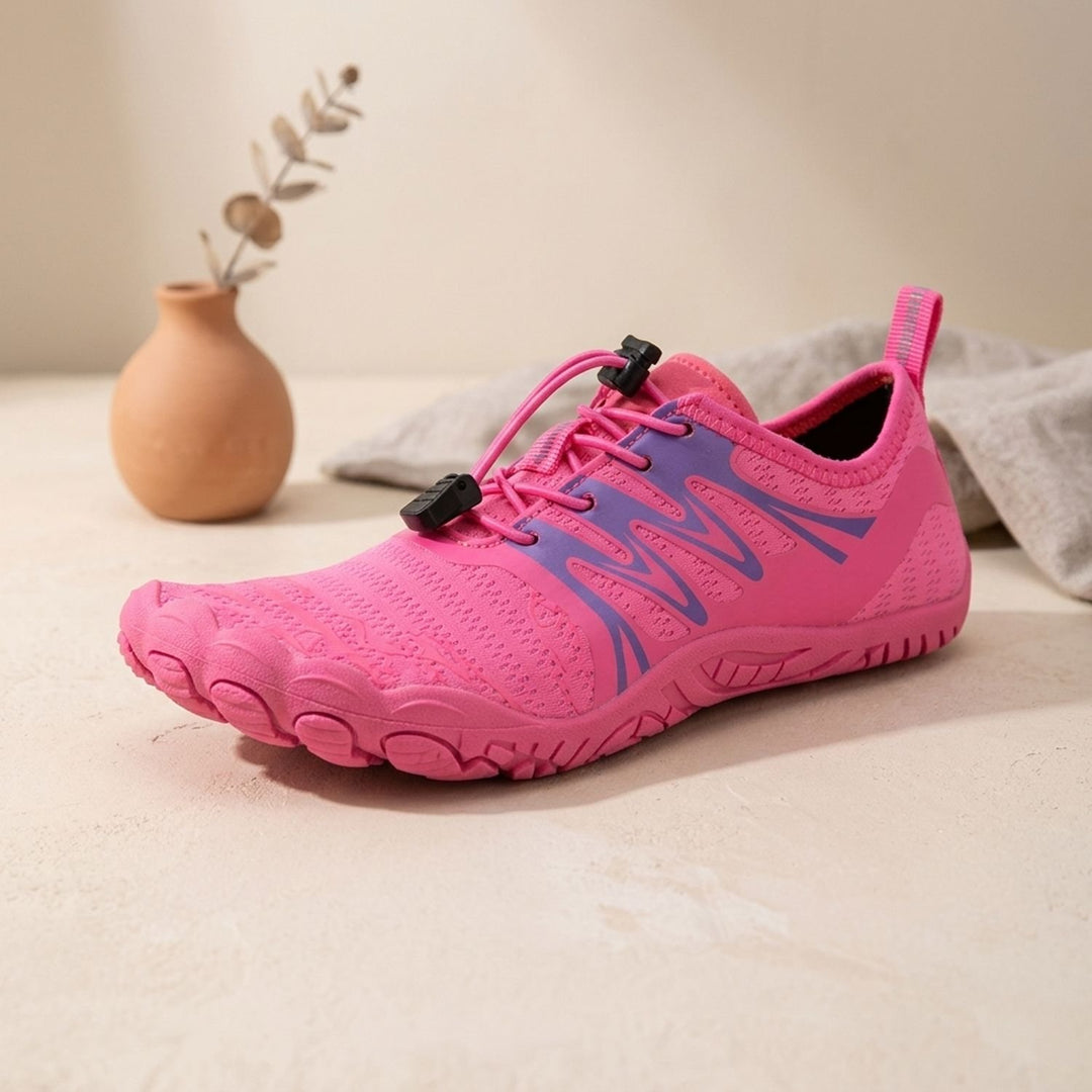 Men's Zero Drop Barefoot Running Shoes Wide Toe Box - Pink