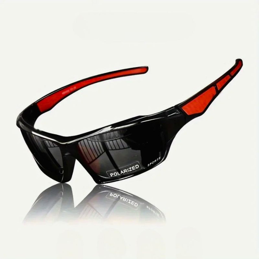 Polarized Shield Sport Sunglasses Mirrored UV400 Wrap