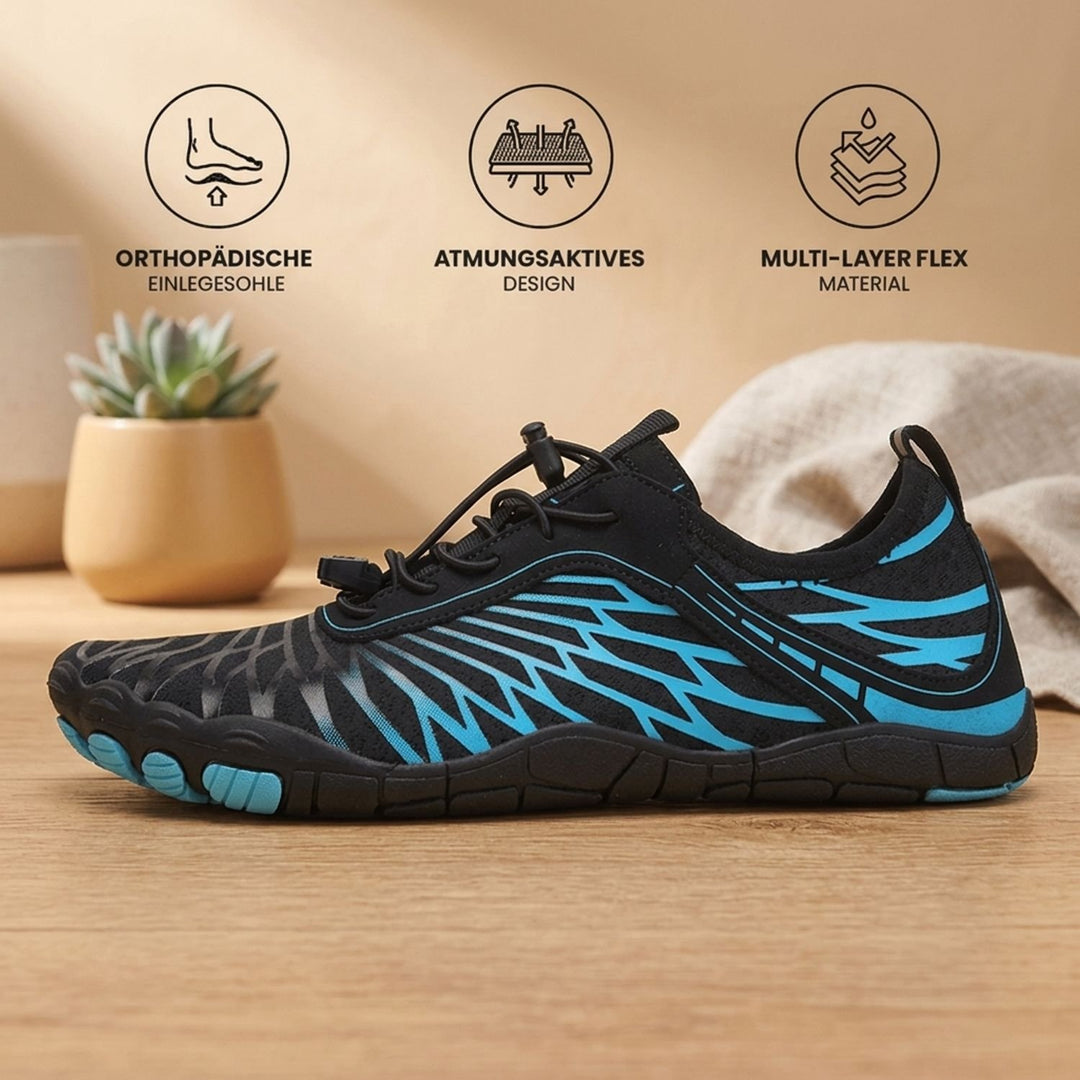 Women's Barefoot Orthopedic Wide-Toe-Box Mesh Sneakers - Blue