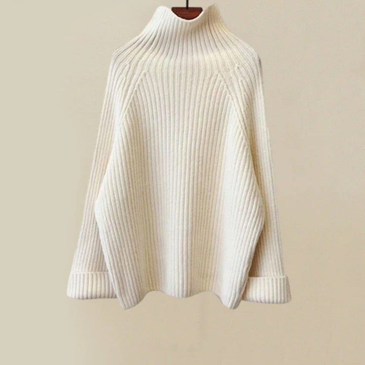 Women's Cable-Knit Turtleneck Sweater Wide-Leg Pants Quilted Vest Loungewear Set