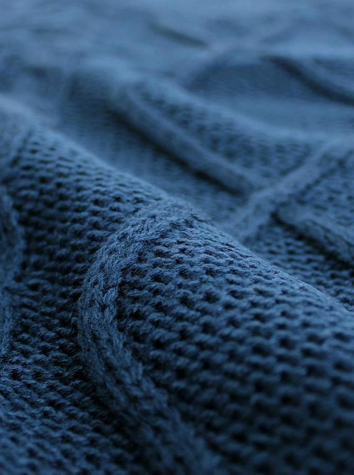 Women's Cable-Knit V-Neck Sweater Vest Relaxed Layering Pullover