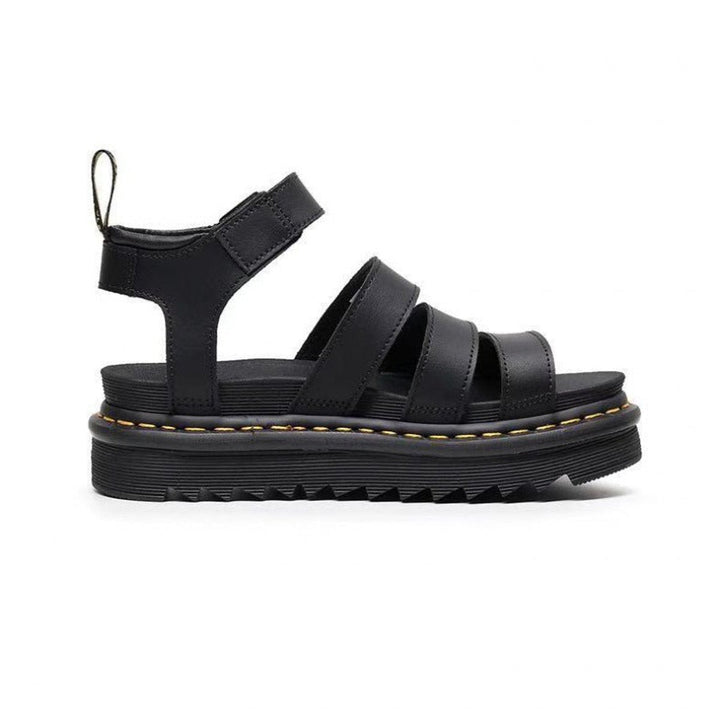 Women's Comfortable Sandals Buckle-Strap Platform Open-Toe