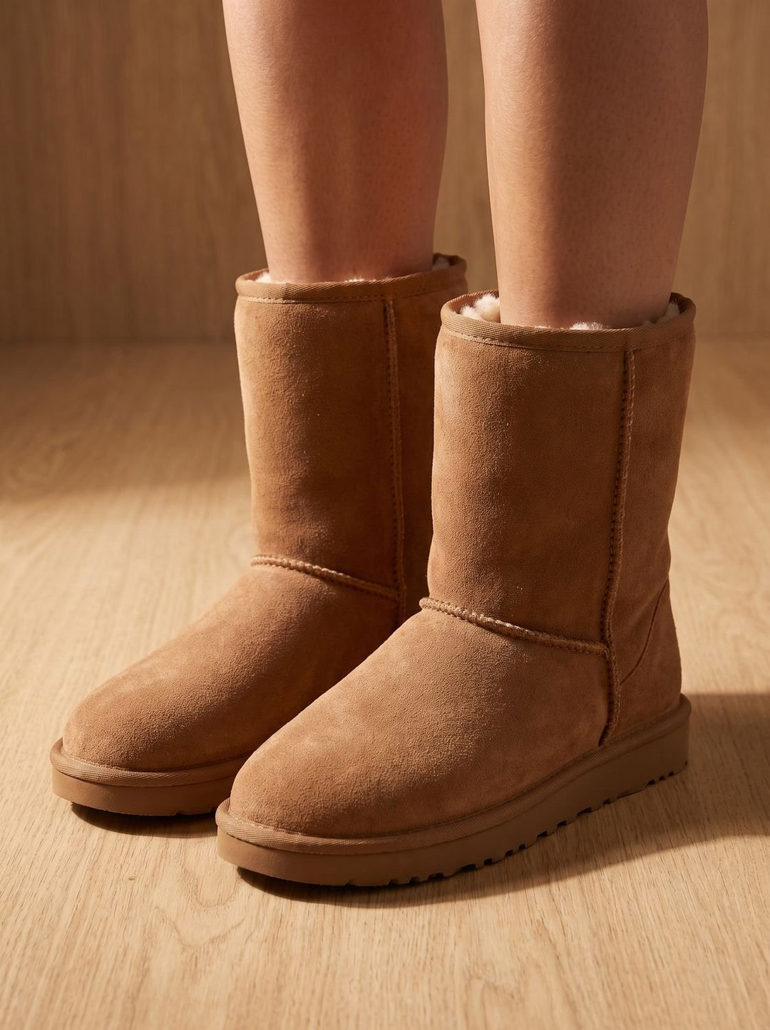 Women's Faux Suede Sherpa-Lined Mid-Calf Winter Snow Boots