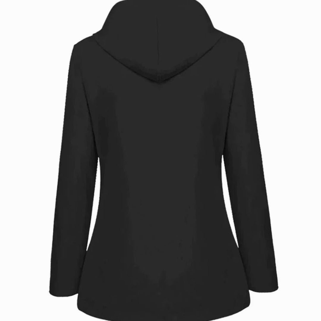 Women's Fleece-Lined Hooded Parka Jacket Full-Zip Wind-Resistant
