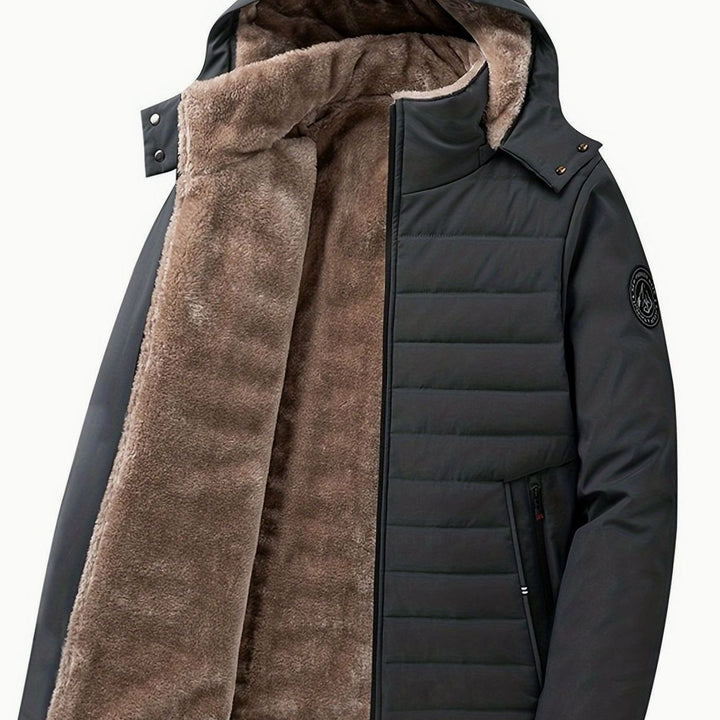 Women's Fleece-Lined Hooded Quilted Puffer Jacket
