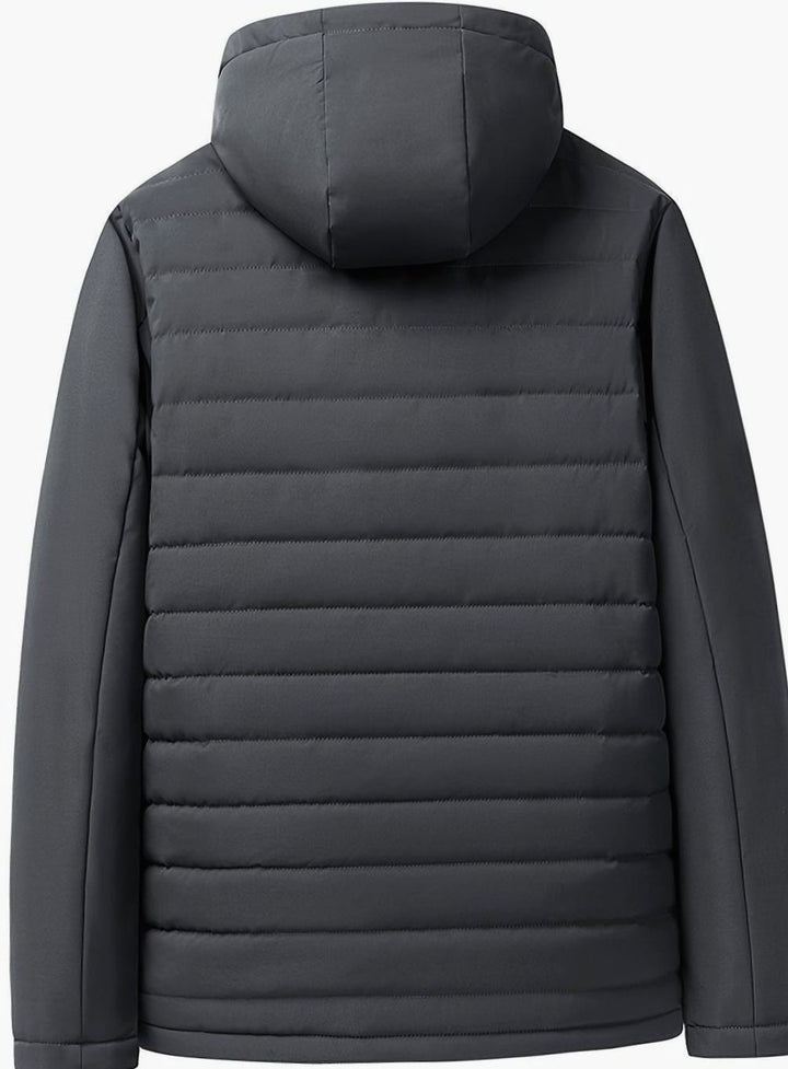 Women's Fleece-Lined Hooded Quilted Puffer Jacket
