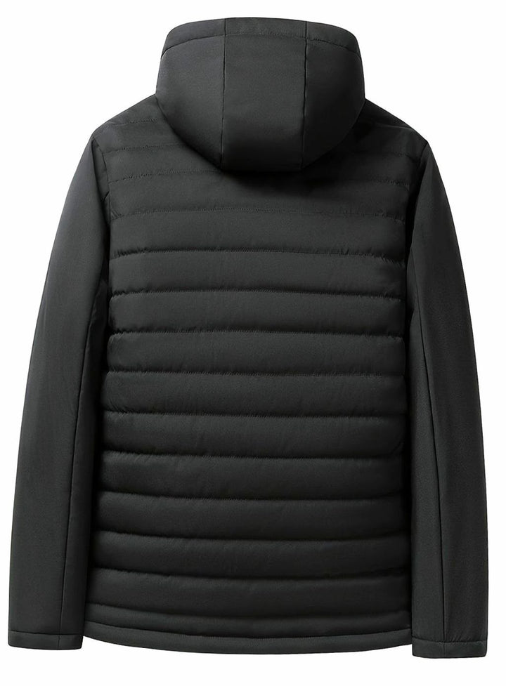 Women's Fleece-Lined Hooded Quilted Puffer Jacket