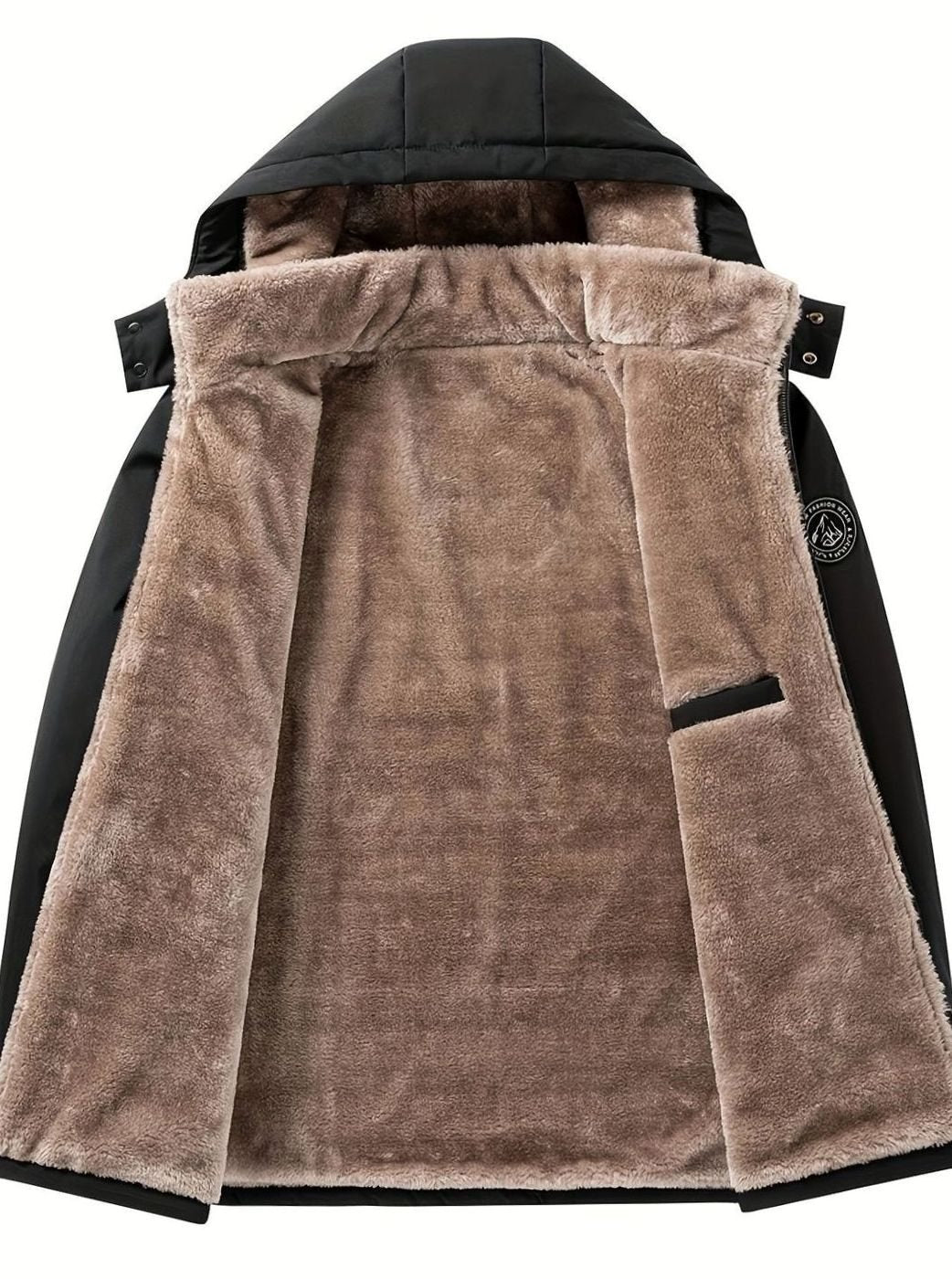 Women's Fleece-Lined Hooded Quilted Puffer Jacket