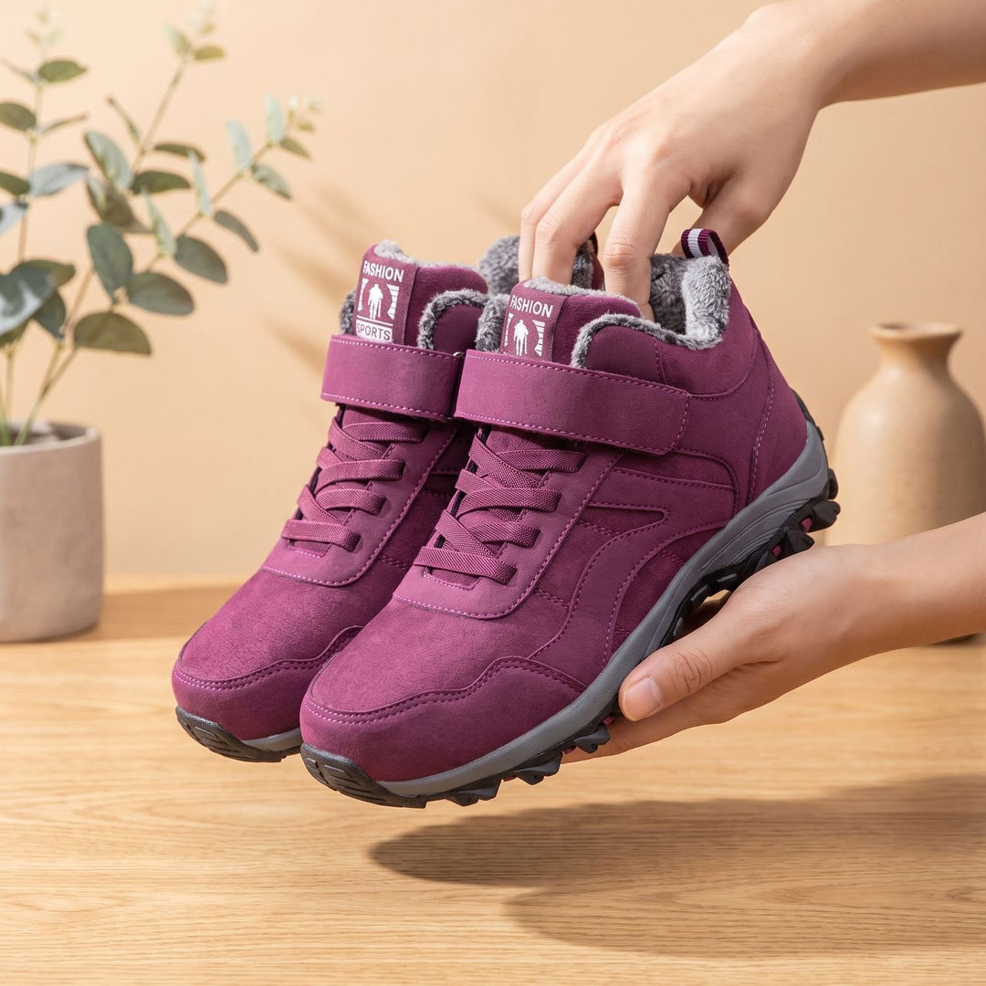 Women's Fleece-Lined Orthopedic Winter Ankle Snow Boots