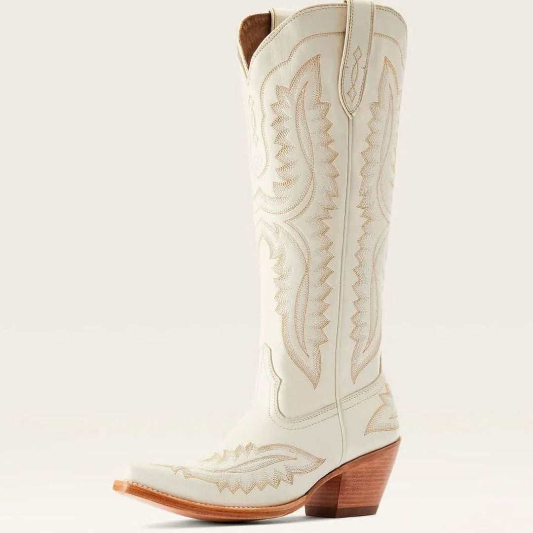 Women's Knee-High Embroidered Pointed-Toe Western Cowboy Boots
