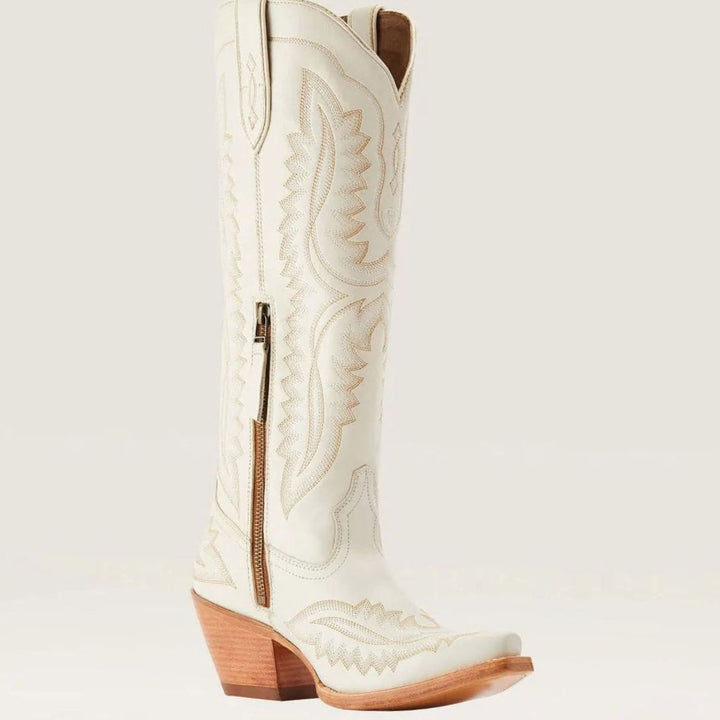 Women's Knee-High Embroidered Pointed-Toe Western Cowboy Boots