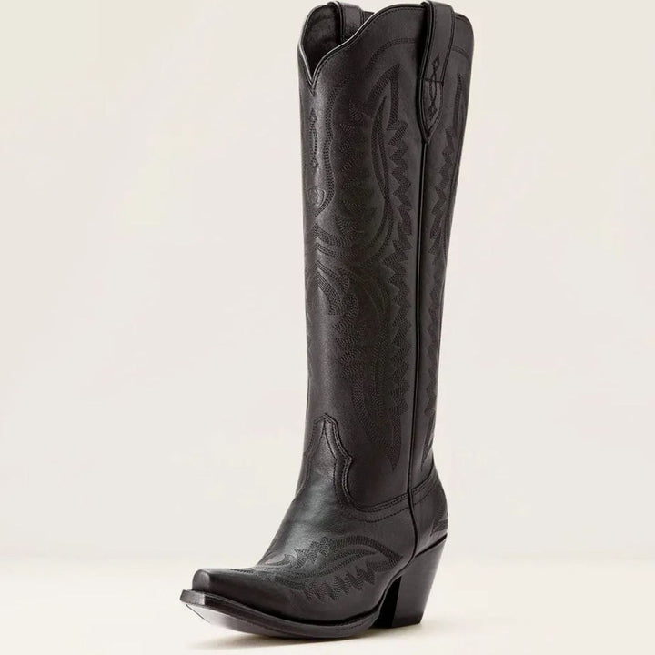 Women's Knee-High Embroidered Pointed-Toe Western Cowboy Boots
