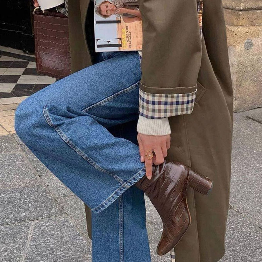 Women's Lightweight Waterproof Lapel Trench Coat