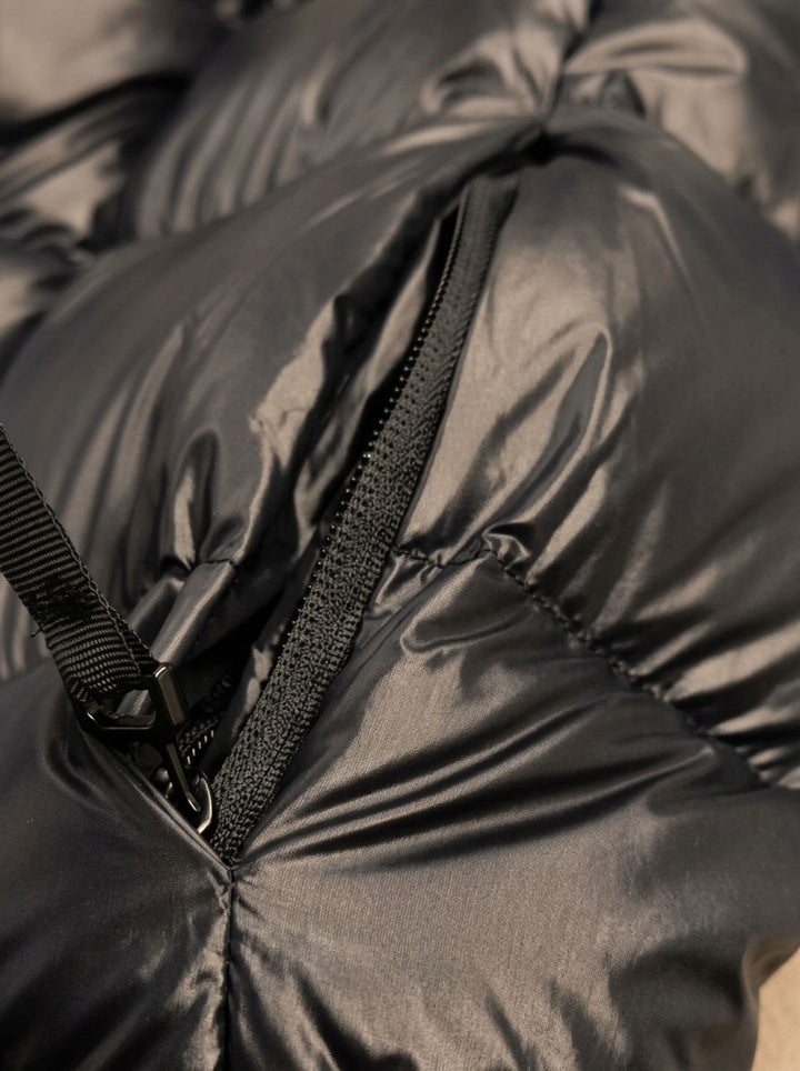 Women's Longline Quilted Hooded Puffer Jacket