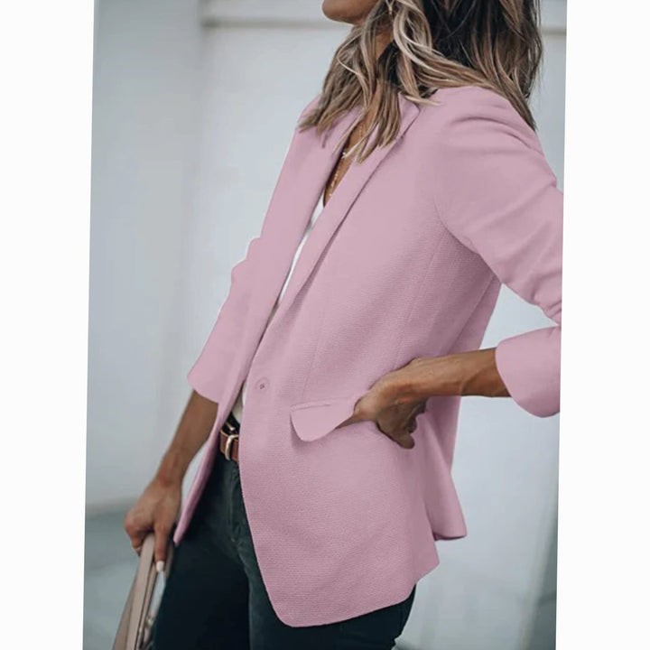Women's Open Front Long Sleeve Work Blazer