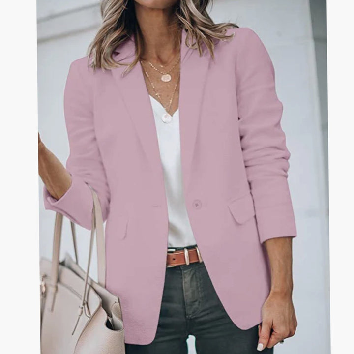 Women's Open Front Long Sleeve Work Blazer