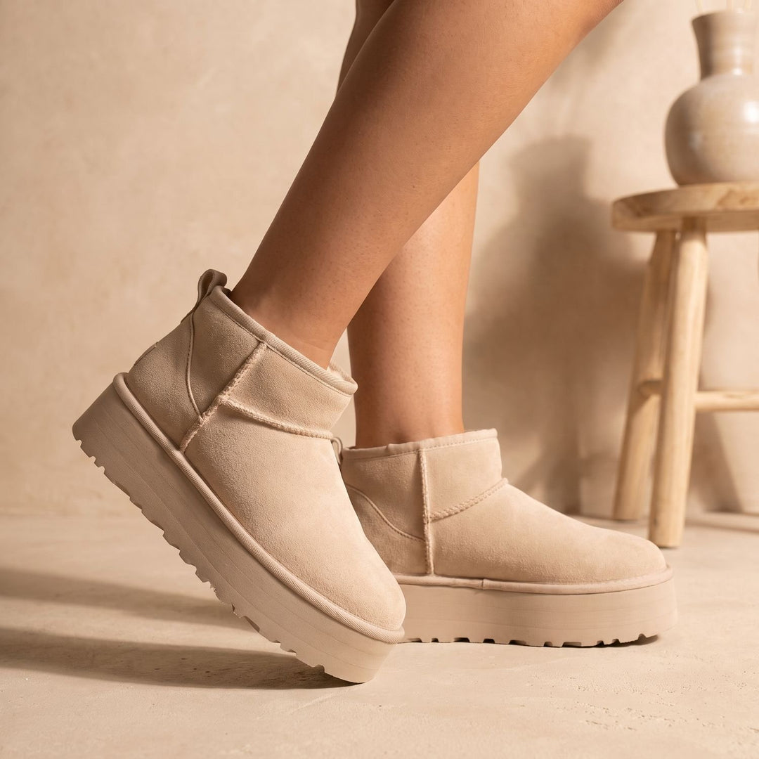 Women's Orthopedic Ankle Boots Platform Pull-On Lug Sole