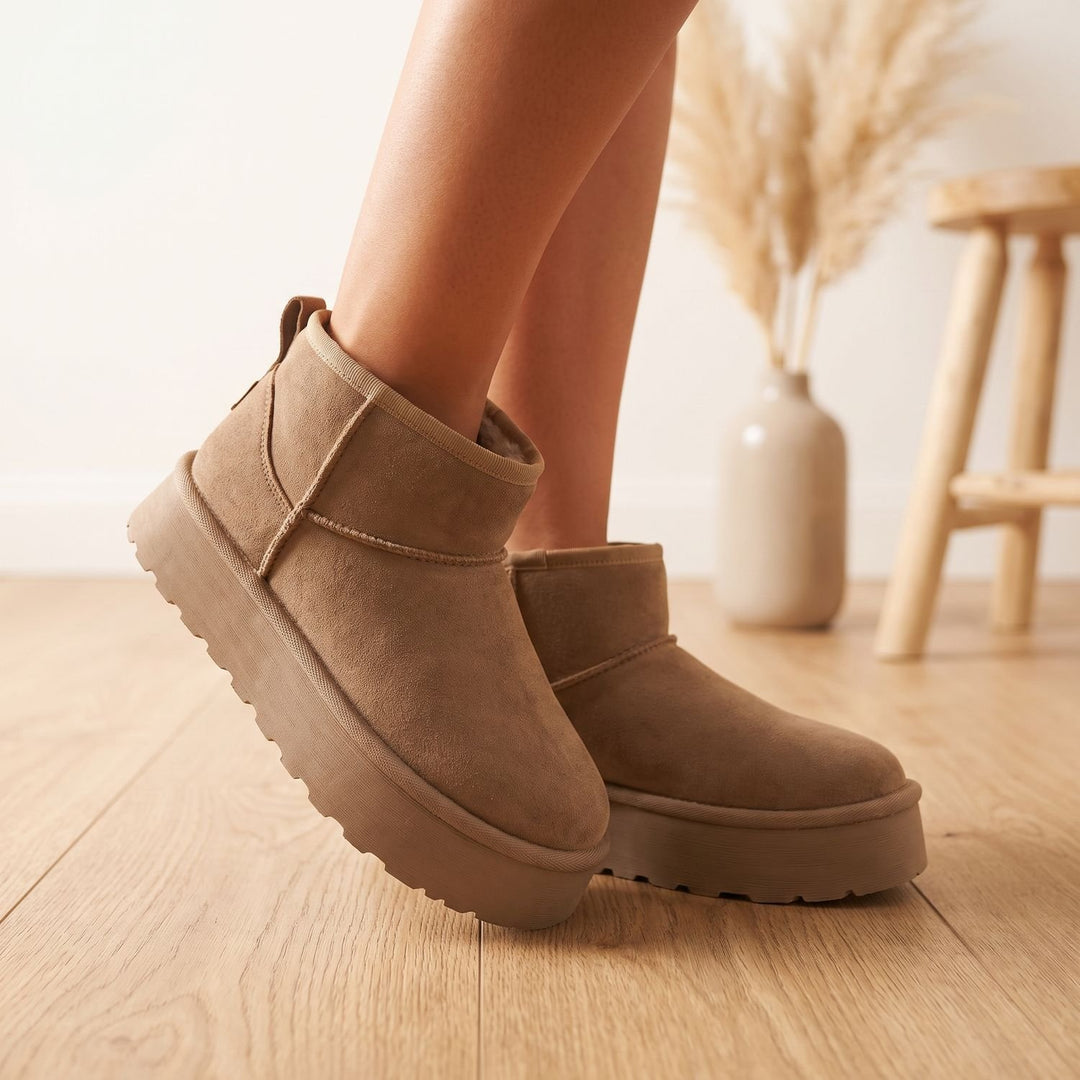 Women's Orthopedic Ankle Boots Platform Pull-On Lug Sole