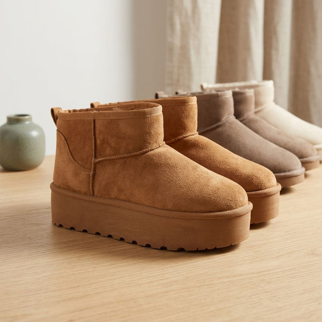 Women's Orthopedic Ankle Boots Platform Pull-On Lug Sole