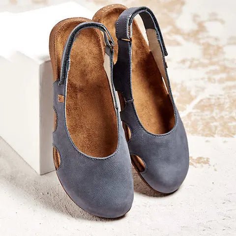Women's Orthopedic Arch Support Adjustable Ankle Strap Sandals - Blue