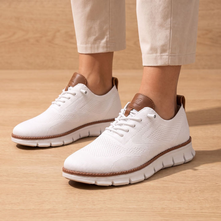 Women's Orthopedic Arch-Support Lace-Up Knit Sneakers
