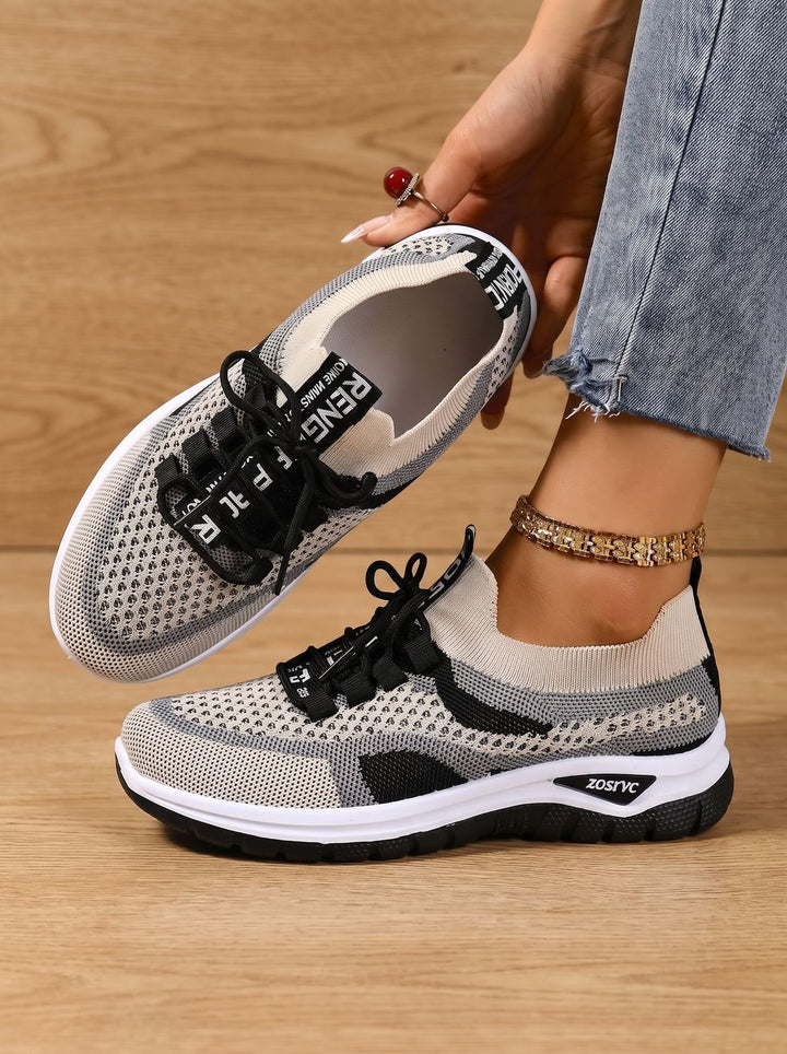 Women's Orthopedic Lace-Up Breathable Mesh Sneakers