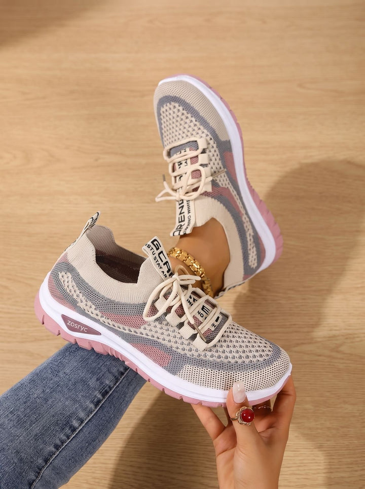 Women's Orthopedic Lace-Up Breathable Mesh Sneakers