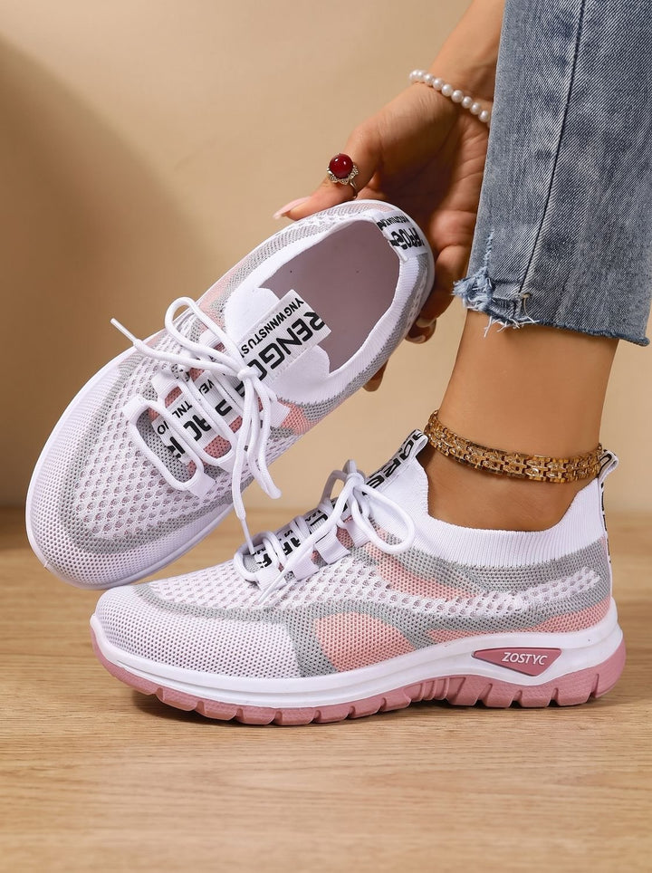 Women's Orthopedic Lace-Up Breathable Mesh Sneakers