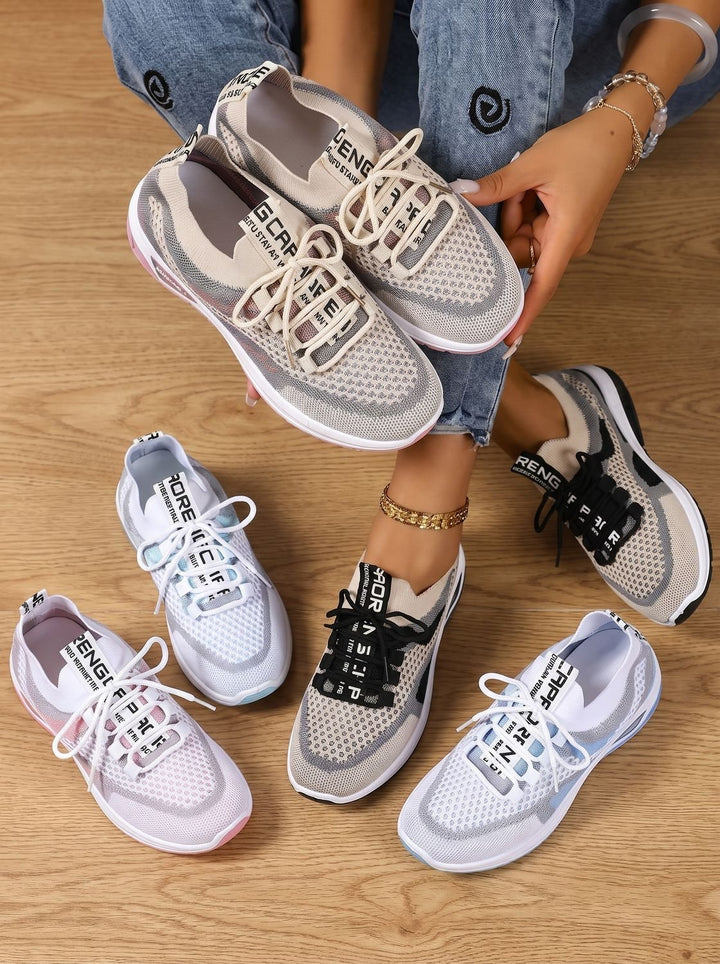Women's Orthopedic Lace-Up Breathable Mesh Sneakers